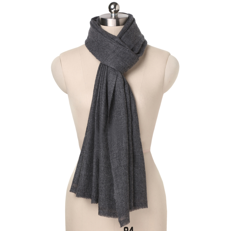 Pure Cashmere Scarves Camel Twist Yarn Fashional Winter Scarf